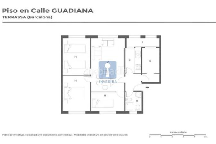 Piso inmueble ilegalmente okupado situado en la calle guadiana 2, 42, , barcelona en Terrassa
