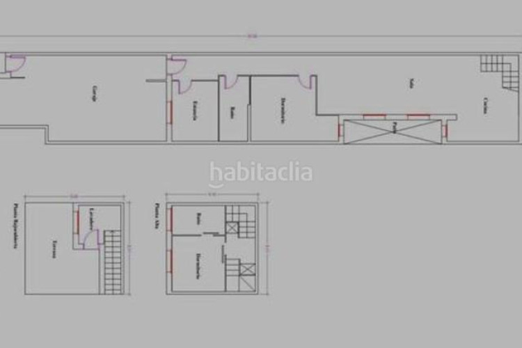Casa adosada casa con dos plazas de garaje y terraza en Terrassa