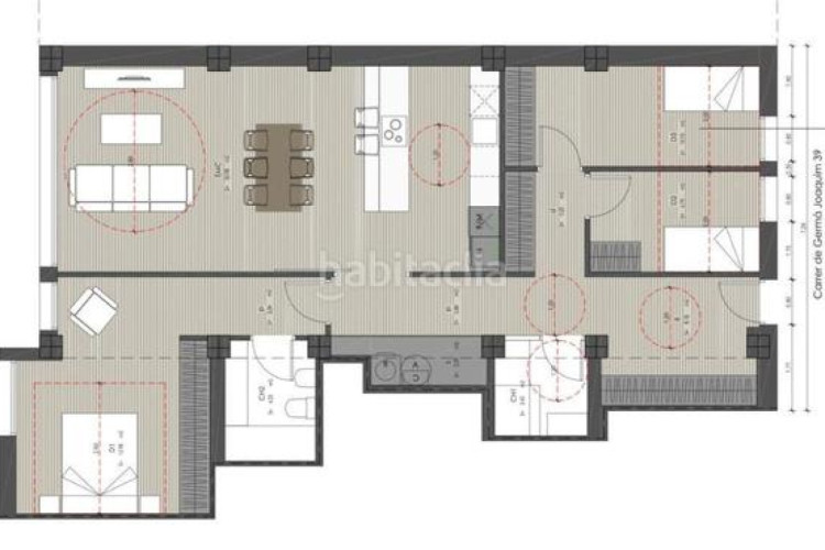 Planta baja  con jardin de 300m2 en Can Palet Terrassa