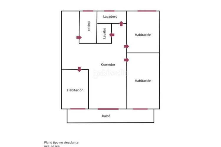 Piso  en venta tocando a passeig 22 juliol de 70m construidos de 3 habitaciones con ascensor y salida a balcón. en Terrassa