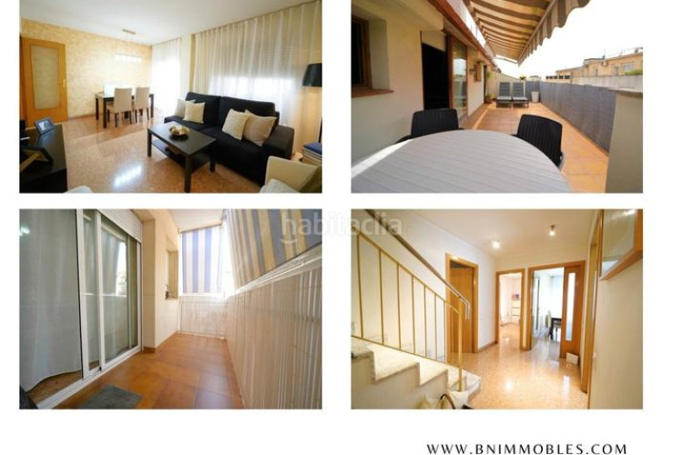 Dúplex un hogar con espacios amplios, una espectacular terraza, balcón y tres dormitorios en Terrassa