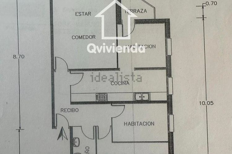 Piso en calle de Santa Marta