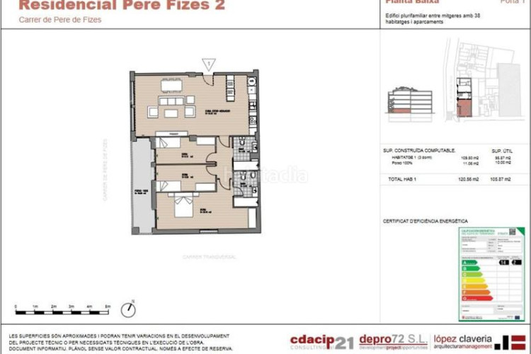 Piso  en venta obra nueva en zona sant pere en Terrassa