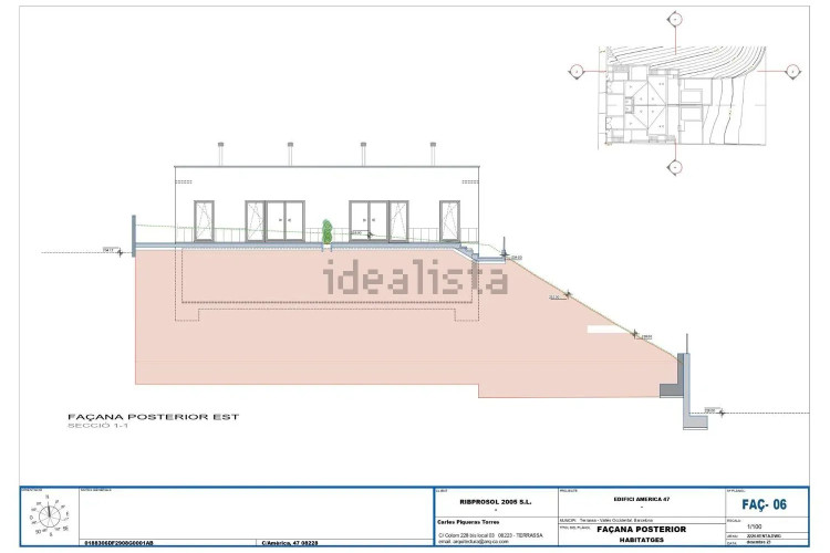 Chalet adosado en calle d'Amèrica