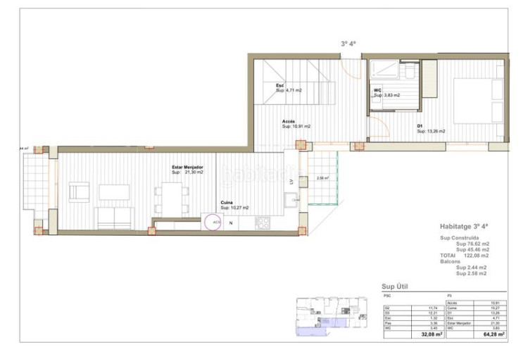 Dúplex obra nueva junto al centro! en La Cogullada Terrassa