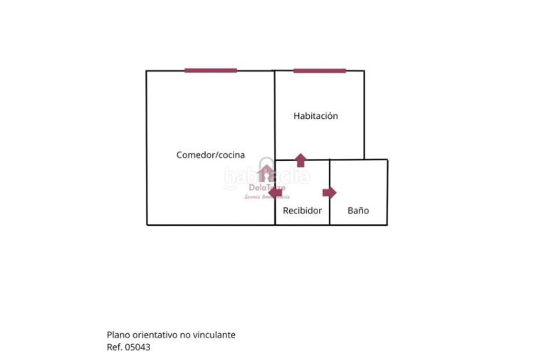 Piso  seminuevo en venta tocando avda. de barcelona de 35m construidos. en Terrassa