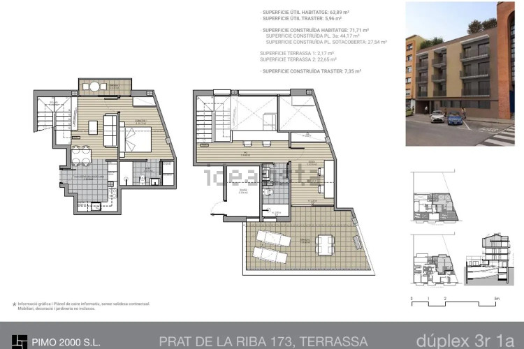 Dúplex en calle Prat de la Riba, 173
