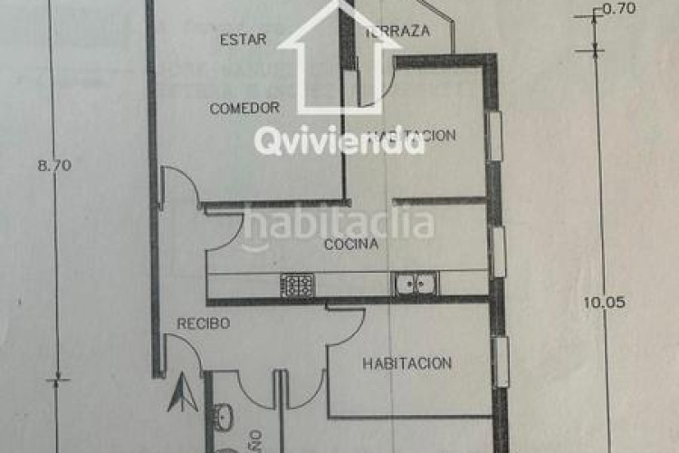Piso  reformado y luminoso junto a la carretera de montcada en Terrassa