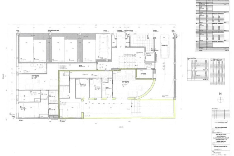 Piso planta baja de obra nueva con patio de 53 m2 junto rambla del pare alegre en Terrassa