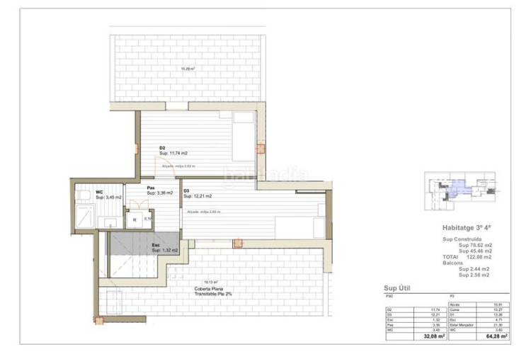 Dúplex obra nueva junto al centro! en La Cogullada Terrassa