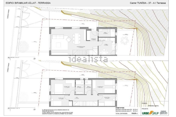 Chalet pareado en calle Tunísia, 37