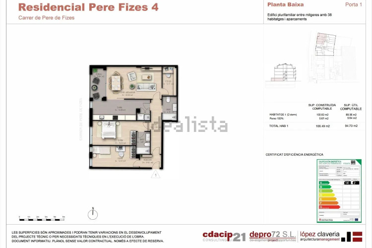 Piso en calle Transversal, 181
