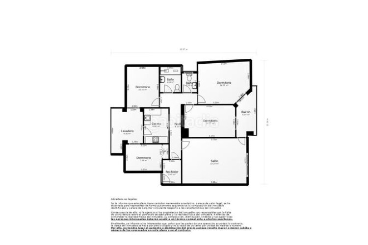 Apartamento oportunidad única! piso amplio de 99m construidos con 4 dormitorios y balcón en Terrassa