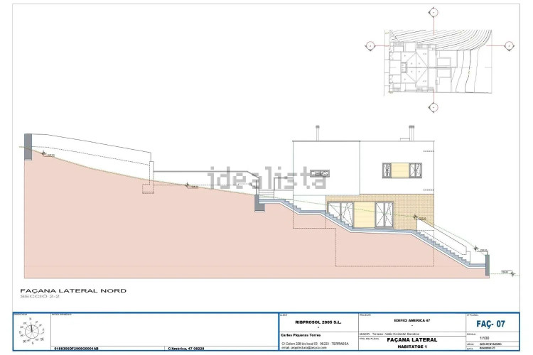 Chalet adosado en calle d'Amèrica