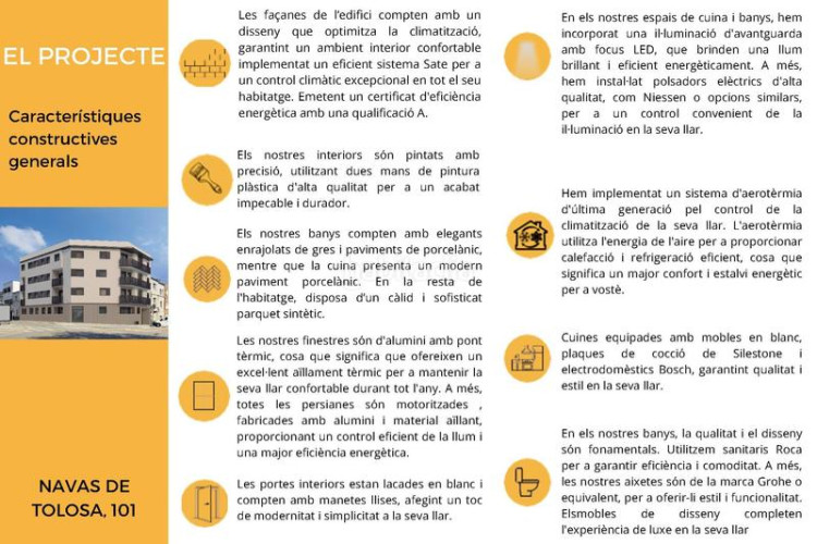 Piso obra nueva con alma diseño, eficiencia y confort en Terrassa