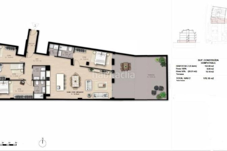 Planta baja  en venta en sant pere, 4 dormitorios. en Terrassa