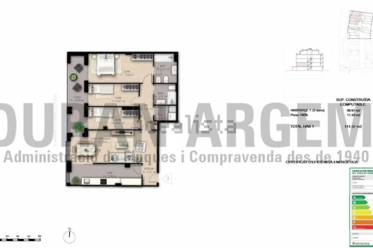 Piso en calle Transversal, 181