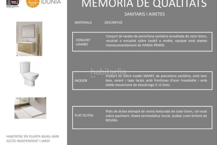 Planta baja  con jardin de 300m2 en Can Palet Terrassa