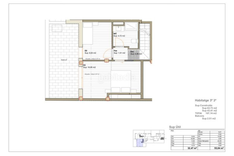 Dúplex obra nueva junto al centro! en La Cogullada Terrassa