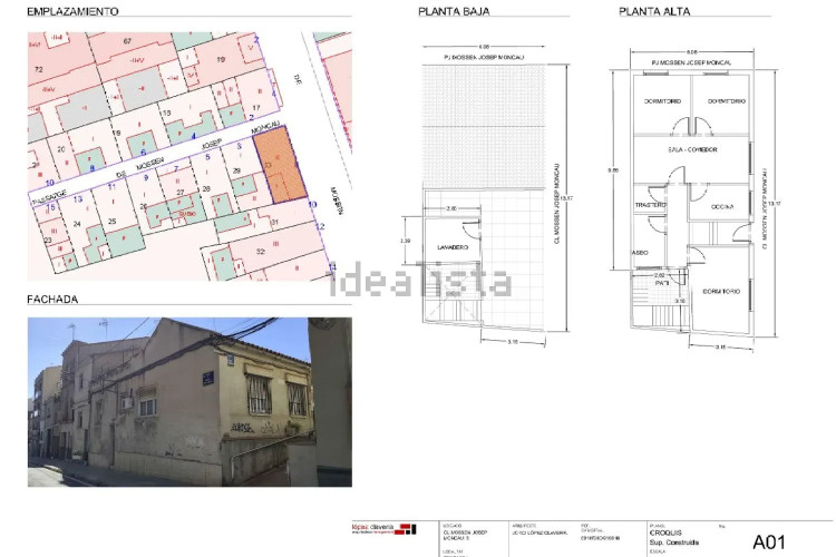 Chalet adosado en calle de Mossèn Josep Moncau