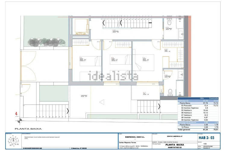 Chalet adosado en calle d'Amèrica