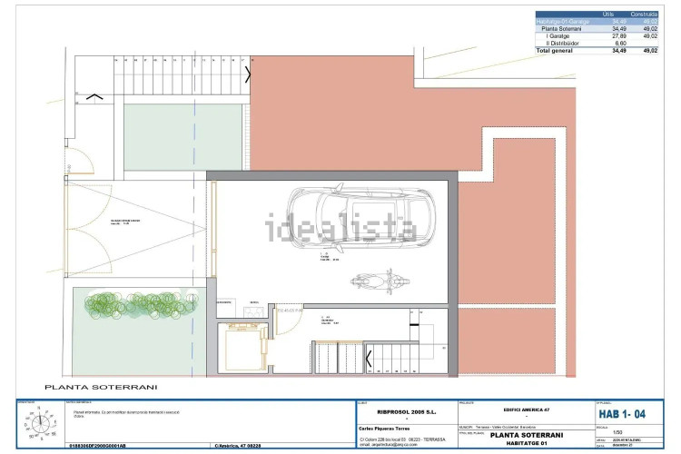 Chalet adosado en calle d'Amèrica