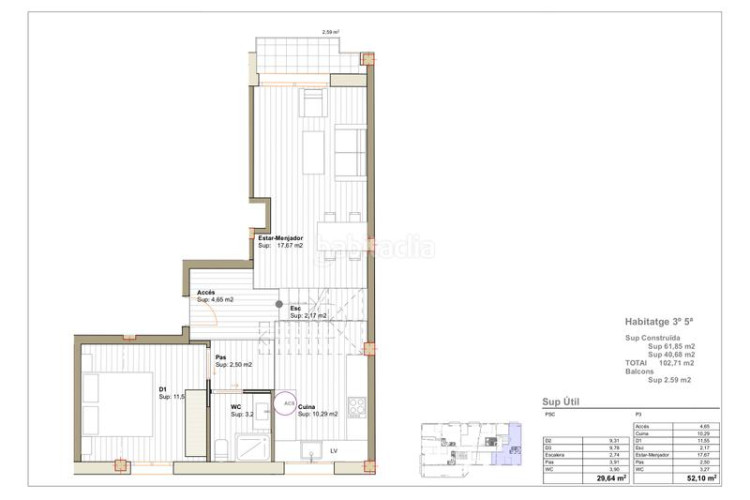 Dúplex obra nueva junto al centro! en La Cogullada Terrassa