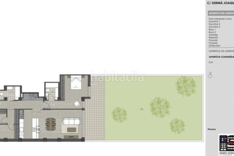 Planta baja  con jardin de 300m2 en Can Palet Terrassa