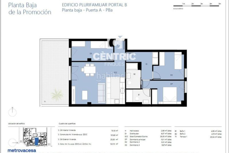 Piso prat de la riba, obra nueva en San Pere Terrassa