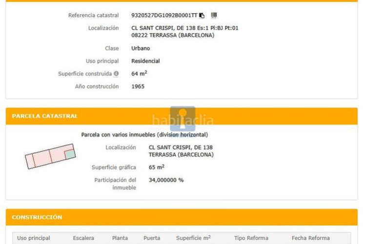 Piso inmueble ilegalmente okupado situado en la calle sant crispi 138, bajos 1, , barcelona en Terrassa