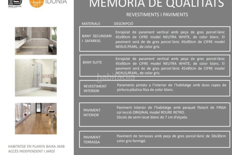 Planta baja  con jardin de 300m2 en Can Palet Terrassa