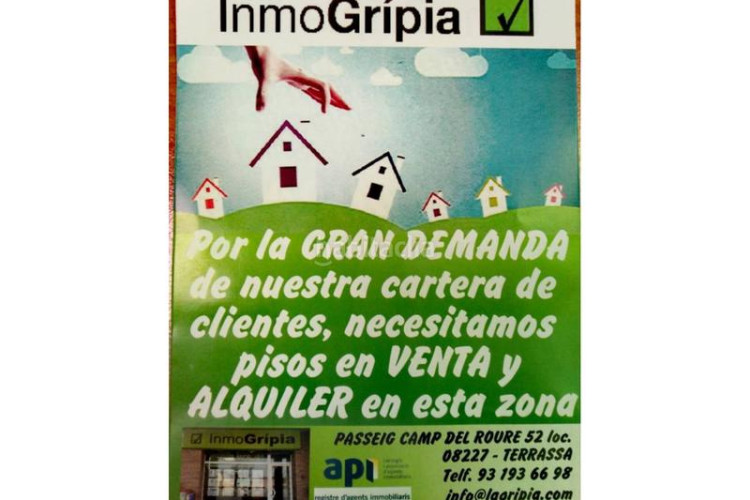 Piso  en venta en les arenescan montllorla grípia08227 en Terrassa