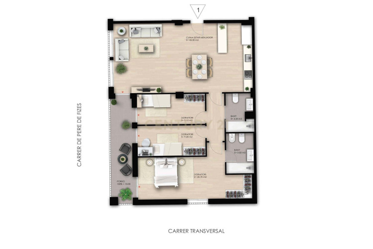 Carrer de Pere Fizes, 2, Terrassa, Spain, -1, Sant Pere