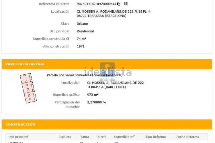 Piso en calle de Mossèn Àngel Rodamilans