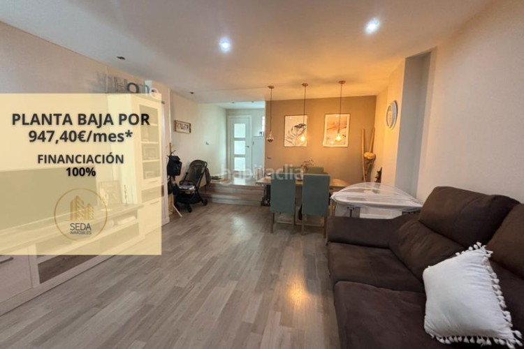 Planta baja tu nuevo hogar acogedor en zona tranquila en Terrassa