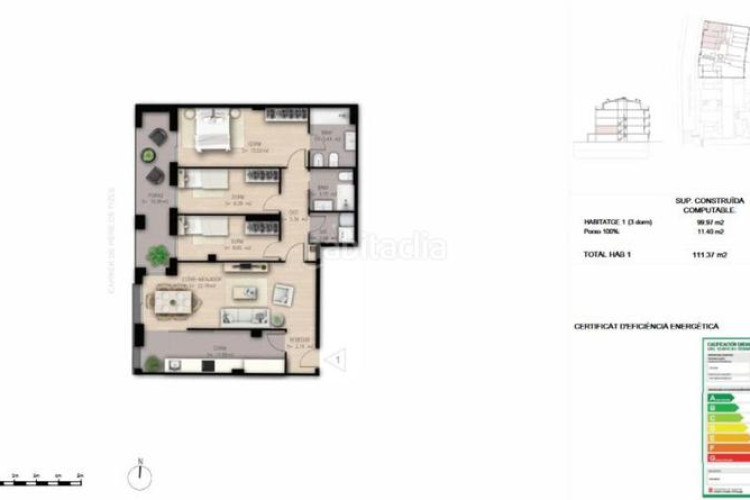 Piso  de obra nueva en venta en sant pere en San Pere Terrassa