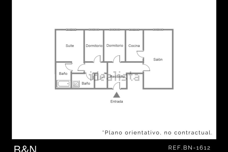 ¡Un piso muy amplio, listo para entrar a vivir con plaza de parking!
