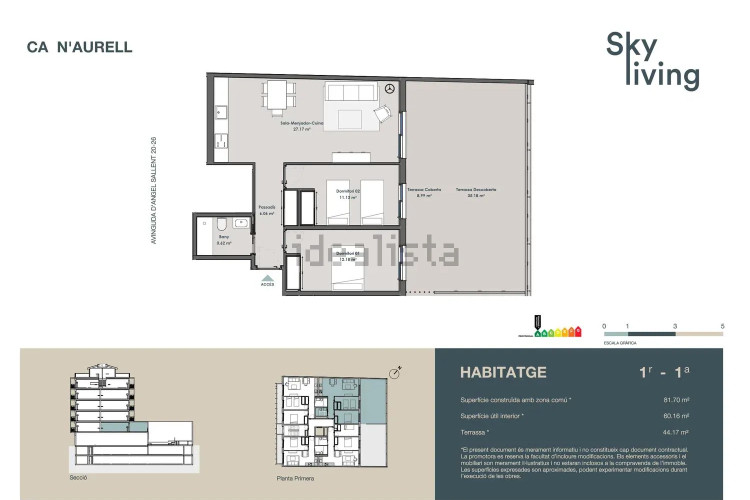 Piso en Angel Sallent, 20