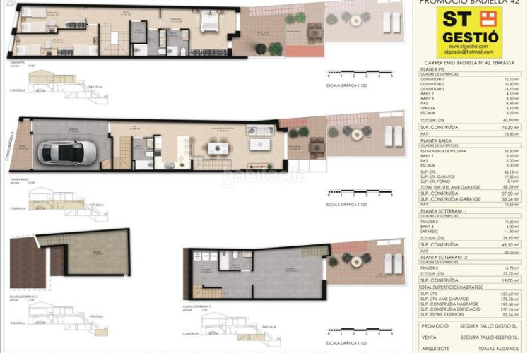 Casa  230m2 per estrenar al carrer emili badiella amb vistes al parc de les bruixes en Terrassa