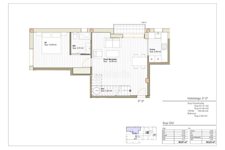 Dúplex obra nueva junto al centro! en La Cogullada Terrassa
