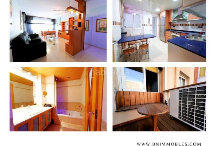 Piso una vivienda reformada, llena de luz natural, de estilo moderno y equipada con muebles hechos a medida! en Terrassa