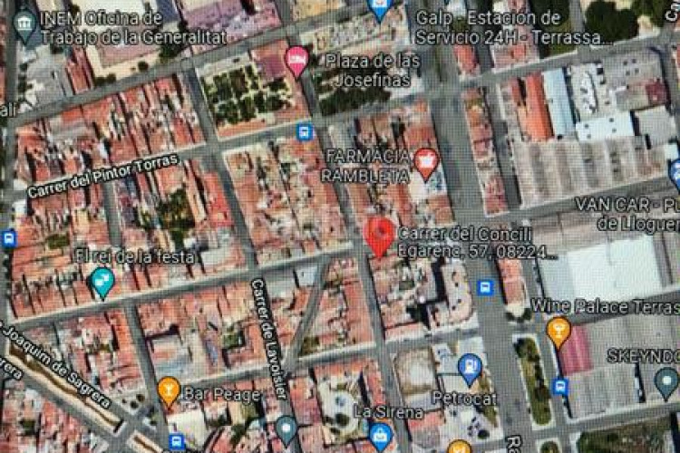 Piso planta baja de obra nueva con patio de 53 m2 junto rambla del pare alegre en Terrassa