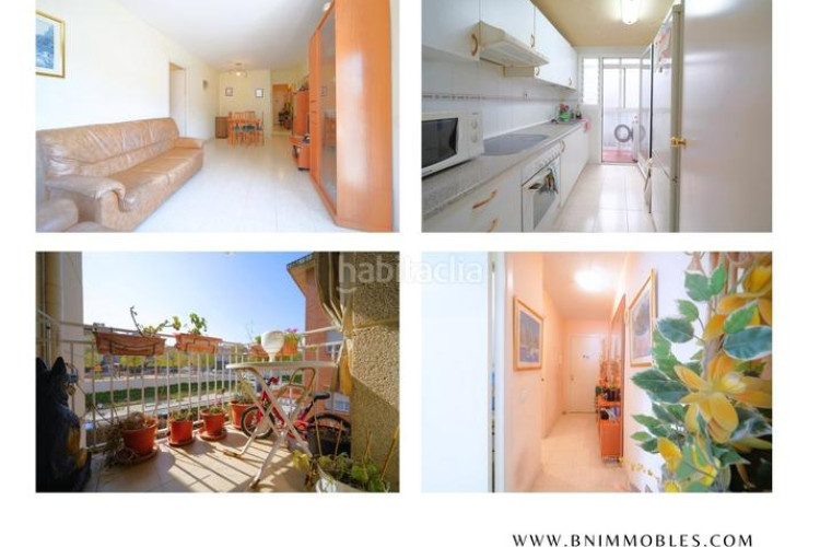 Piso un hogar de tres habitaciones, balcón, plaza de parking y trastero en Terrassa