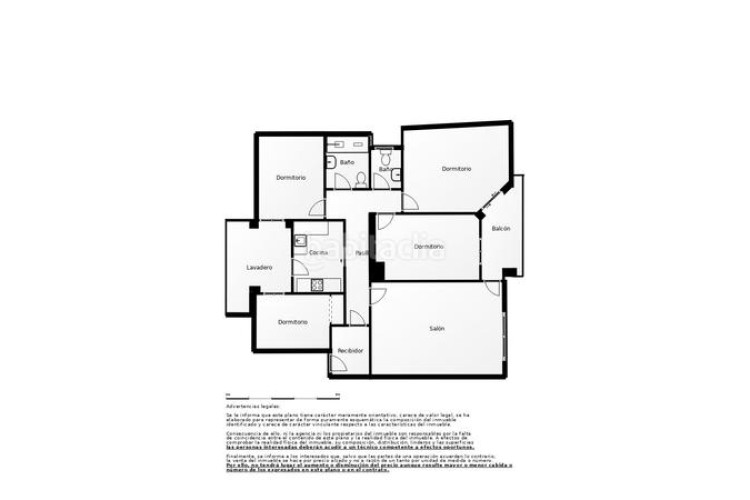 Apartamento oportunidad única! piso amplio de 99m construidos con 4 dormitorios y balcón en Terrassa