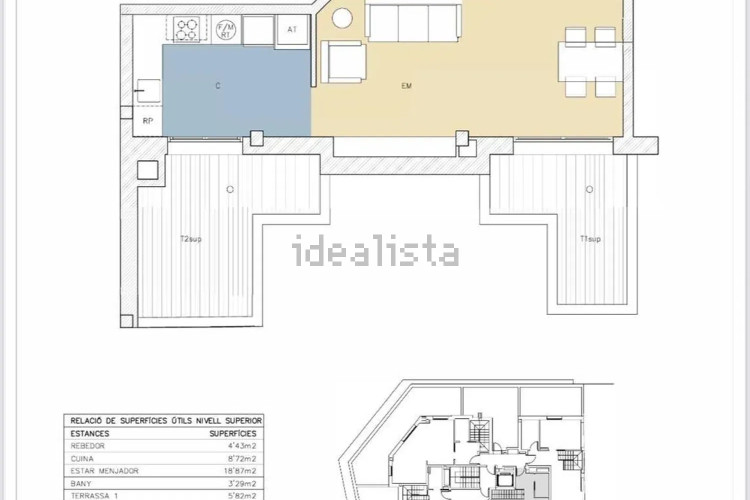 Dúplex en Barrio Segle XX