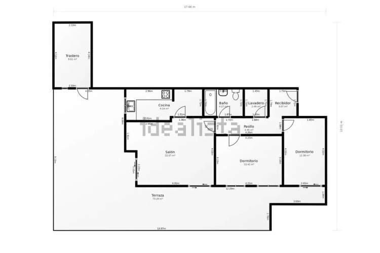 Piso en Barrio Les Arenes