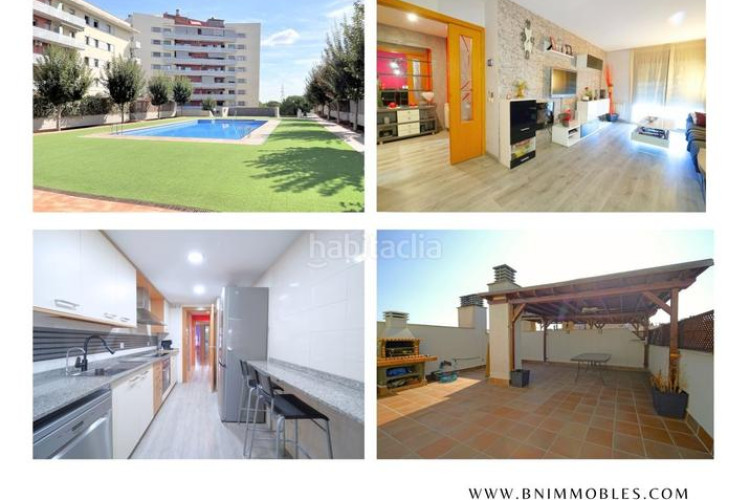 Dúplex tu hogar con alma espacio, confort, tres salidas al exterior y zona comunitaria con piscina y plaza de parking en Terrassa