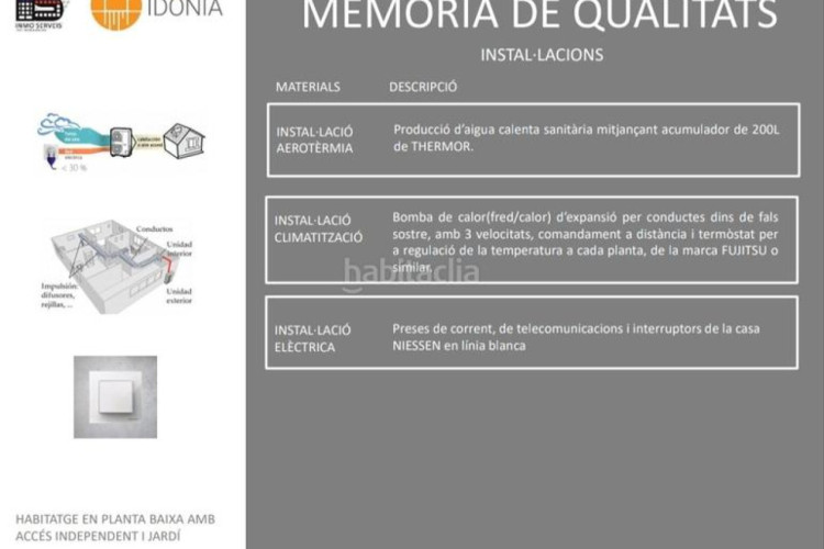 Planta baja  con jardin de 300m2 en Can Palet Terrassa